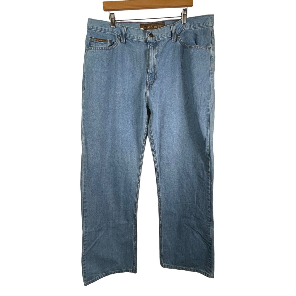 Territory Ahead Lot of‎ 2 Blue Denim Jeans Cotton Men Size 40 Straight Leg